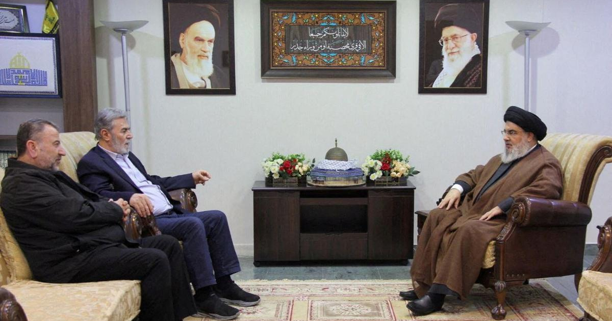 Lebanon's Hezbollah chief meets with Hamas, Islamic Jihad